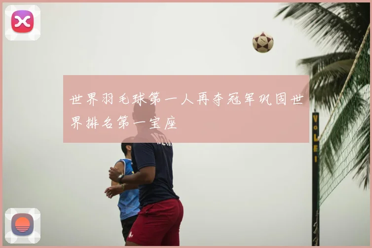 世界羽毛球第一人再夺冠军巩固世界排名第一宝座